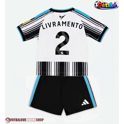 Newcastle United Tino Livramento #2 Domácí dres komplet pro Děti 2026-27 Krátkým Rukávem (+ Krátké kalhoty)