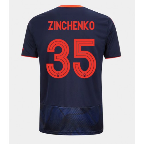 Nottingham Forest Oleksandr Zinchenko #35 Alternativní Dres 2025-26 Krátkým Rukávem Nottingham Forest Oleksandr Zinchenko #35 Alternativní Dres 2025-26 Krátkým Rukávem