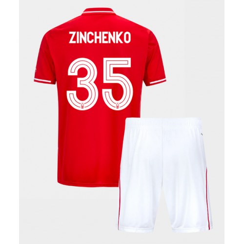 Nottingham Forest Oleksandr Zinchenko #35 Domácí dres komplet pro Děti 2025-26 Krátkým Rukávem (+ Krátké kalhoty) Nottingham Forest Oleksandr Zinchenko #35 Domácí dres komplet pro Děti 2025-26 Krátkým Rukávem (+ Krátké kalhoty)