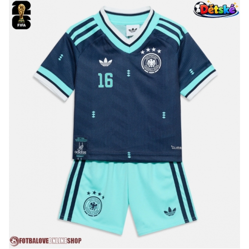 Německo Angelo Stiller #16 Venkovní dres komplet pro Děti MS 2026 Krátkým Rukávem (+ Krátké kalhoty)