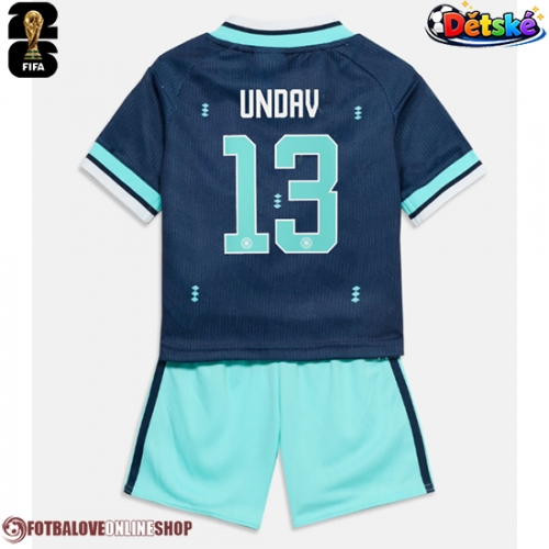 Německo Deniz Undav #13 Venkovní dres komplet pro Děti MS 2026 Krátkým Rukávem (+ Krátké kalhoty)