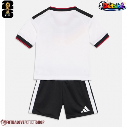 Německo Domácí dres komplet pro Děti MS 2026 Krátkým Rukávem (+ Krátké kalhoty)