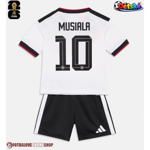 Německo Jamal Musiala #10 Domácí dres komplet pro Děti MS 2026 Krátkým Rukávem (+ Krátké kalhoty)