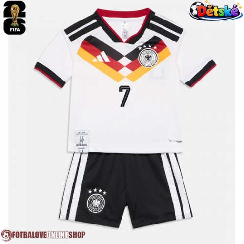Německo Kai Havertz #7 Domácí dres komplet pro Děti MS 2026 Krátkým Rukávem (+ Krátké kalhoty)