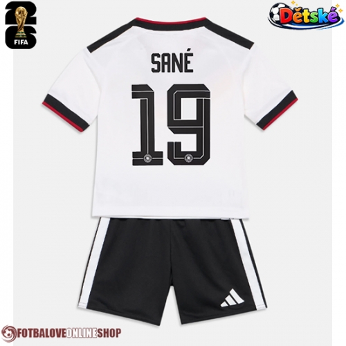 Německo Leroy Sane #19 Domácí dres komplet pro Děti MS 2026 Krátkým Rukávem (+ Krátké kalhoty)