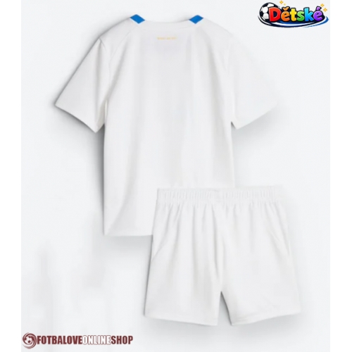 Olympique de Marseille Domácí dres komplet pro Děti 2026-27 Krátkým Rukávem (+ Krátké kalhoty)