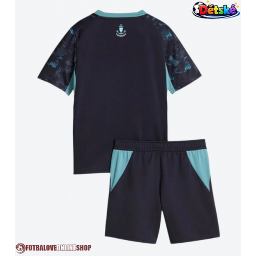 Olympique de Marseille Venkovní dres komplet pro Děti 2026-27 Krátkým Rukávem (+ Krátké kalhoty)