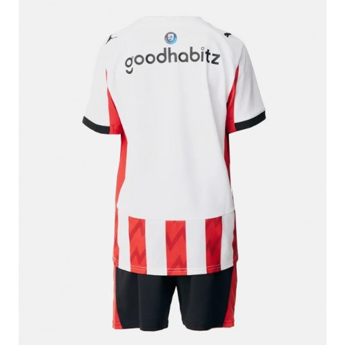 PSV Eindhoven Domácí dres komplet pro Děti 2025-26 Krátkým Rukávem (+ Krátké kalhoty)