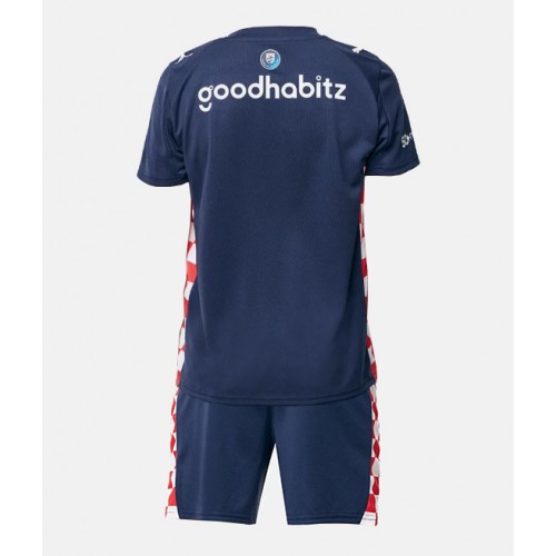PSV Eindhoven Venkovní dres komplet pro Děti 2025-26 Krátkým Rukávem (+ Krátké kalhoty)