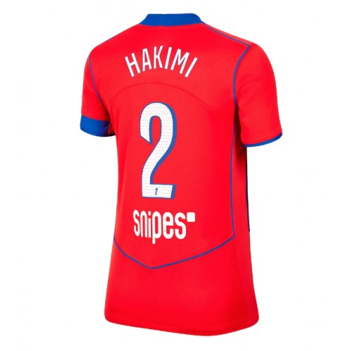 Paris Saint-Germain Achraf Hakimi #2 Alternativní Dres pro Dámy 2025-26 Krátkým Rukávem Paris Saint-Germain Achraf Hakimi #2 Alternativní Dres pro Dámy 2025-26 Krátkým Rukávem