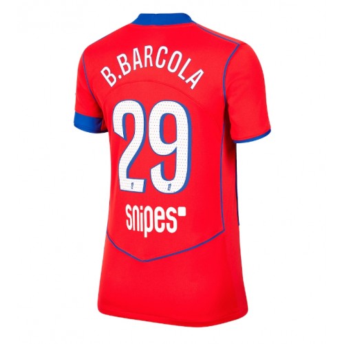 Paris Saint-Germain Bradley Barcola #29 Alternativní Dres pro Dámy 2025-26 Krátkým Rukávem Paris Saint-Germain Bradley Barcola #29 Alternativní Dres pro Dámy 2025-26 Krátkým Rukávem