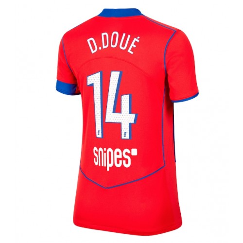 Paris Saint-Germain Desire Doue #14 Alternativní Dres pro Dámy 2025-26 Krátkým Rukávem Paris Saint-Germain Desire Doue #14 Alternativní Dres pro Dámy 2025-26 Krátkým Rukávem