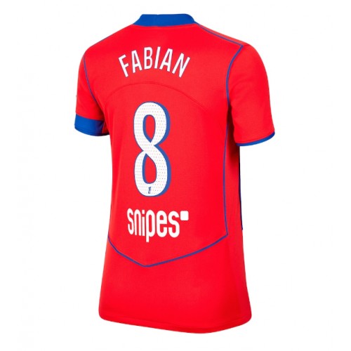 Paris Saint-Germain Fabian Ruiz #8 Alternativní Dres pro Dámy 2025-26 Krátkým Rukávem Paris Saint-Germain Fabian Ruiz #8 Alternativní Dres pro Dámy 2025-26 Krátkým Rukávem