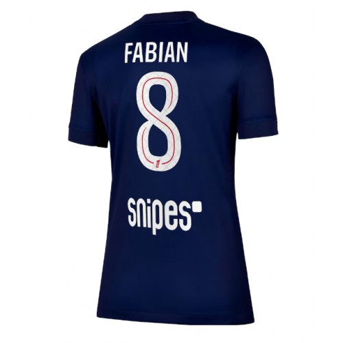 Paris Saint-Germain Fabian Ruiz #8 Domácí Dres pro Dámy 2025-26 Krátkým Rukávem Paris Saint-Germain Fabian Ruiz #8 Domácí Dres pro Dámy 2025-26 Krátkým Rukávem