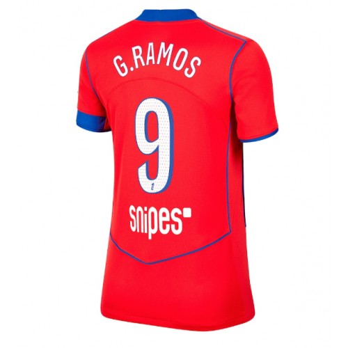 Paris Saint-Germain Goncalo Ramos #9 Alternativní Dres pro Dámy 2025-26 Krátkým Rukávem Paris Saint-Germain Goncalo Ramos #9 Alternativní Dres pro Dámy 2025-26 Krátkým Rukávem