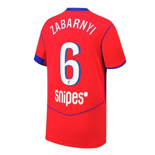 Paris Saint-Germain Illia Zabarnyi #6 Alternativní Dres 2025-26 Krátkým Rukávem Paris Saint-Germain Illia Zabarnyi #6 Alternativní Dres 2025-26 Krátkým Rukávem