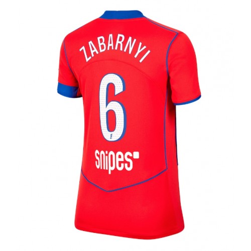 Paris Saint-Germain Illia Zabarnyi #6 Alternativní Dres pro Dámy 2025-26 Krátkým Rukávem Paris Saint-Germain Illia Zabarnyi #6 Alternativní Dres pro Dámy 2025-26 Krátkým Rukávem
