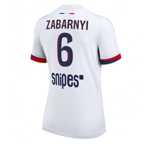 Paris Saint-Germain Illia Zabarnyi #6 Venkovní Dres pro Dámy 2025-26 Krátkým Rukávem Paris Saint-Germain Illia Zabarnyi #6 Venkovní Dres pro Dámy 2025-26 Krátkým Rukávem