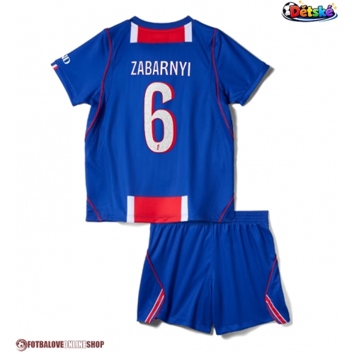 Paris Saint-Germain Ilya Zabarnyi #6 Domácí dres komplet pro Děti 2026-27 Krátkým Rukávem (+ Krátké kalhoty)