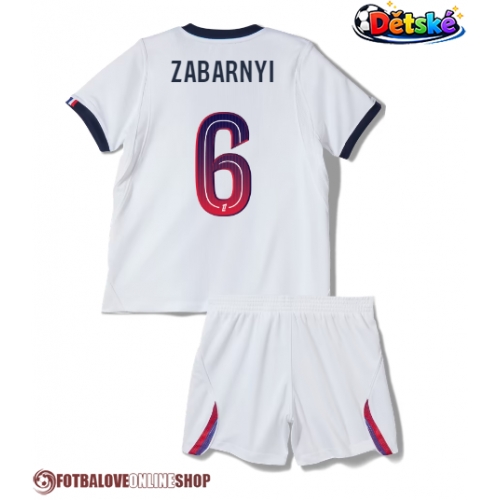 Paris Saint-Germain Ilya Zabarnyi #6 Venkovní dres komplet pro Děti 2026-27 Krátkým Rukávem (+ Krátké kalhoty)