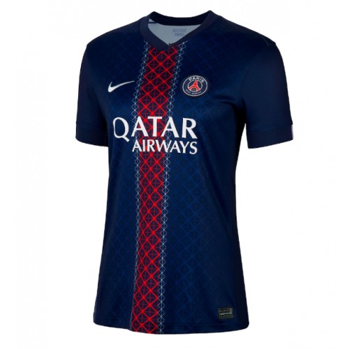 Paris Saint-Germain Khvicha Kvaratskhelia #7 Domácí Dres pro Dámy 2025-26 Krátkým Rukávem Paris Saint-Germain Khvicha Kvaratskhelia #7 Domácí Dres pro Dámy 2025-26 Krátkým Rukávem