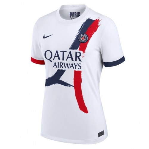 Paris Saint-Germain Khvicha Kvaratskhelia #7 Venkovní Dres pro Dámy 2025-26 Krátkým Rukávem Paris Saint-Germain Khvicha Kvaratskhelia #7 Venkovní Dres pro Dámy 2025-26 Krátkým Rukávem
