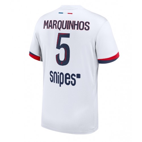 Paris Saint-Germain Marquinhos #5 Venkovní Dres 2025-26 Krátkým Rukávem Paris Saint-Germain Marquinhos #5 Venkovní Dres 2025-26 Krátkým Rukávem