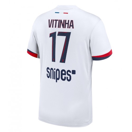 Paris Saint-Germain Vitinha #17 Venkovní Dres 2025-26 Krátkým Rukávem Paris Saint-Germain Vitinha #17 Venkovní Dres 2025-26 Krátkým Rukávem