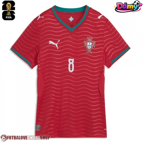 Portugalsko Bruno Fernandes #8 Domácí Dres pro Dámy MS 2026 Krátkým Rukávem
