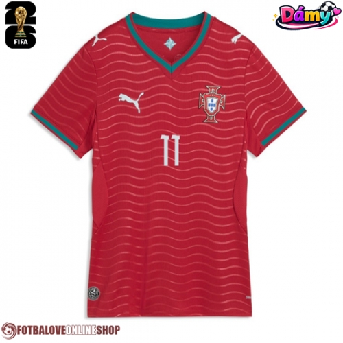 Portugalsko Joao Felix #11 Domácí Dres pro Dámy MS 2026 Krátkým Rukávem