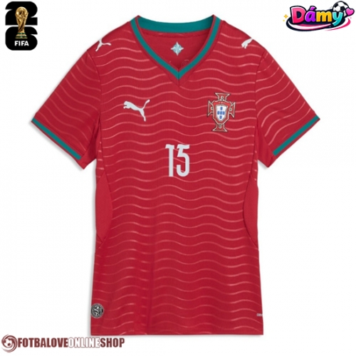 Portugalsko Joao Neves #15 Domácí Dres pro Dámy MS 2026 Krátkým Rukávem