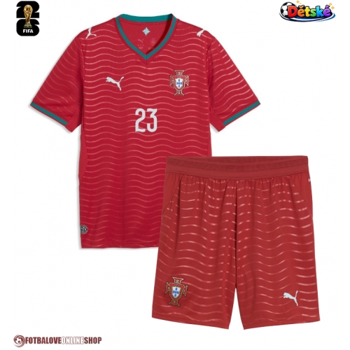 Portugalsko Vitinha #23 Domácí dres komplet pro Děti MS 2026 Krátkým Rukávem (+ Krátké kalhoty)
