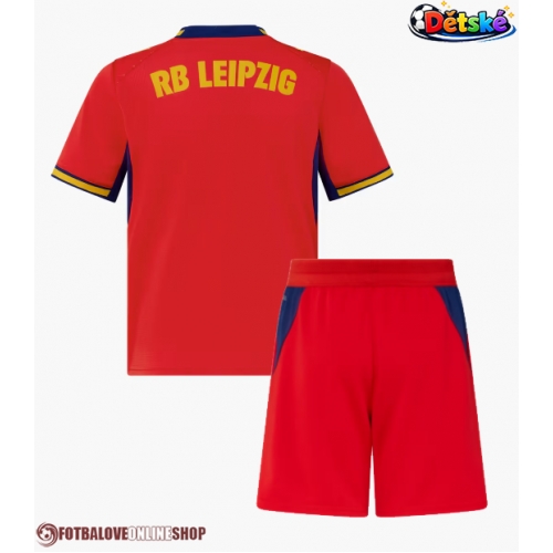 RB Leipzig Venkovní dres komplet pro Děti 2026-27 Krátkým Rukávem (+ Krátké kalhoty)