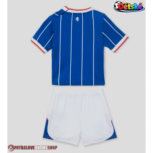 Rangers Domácí dres komplet pro Děti 2026-27 Krátkým Rukávem (+ Krátké kalhoty)