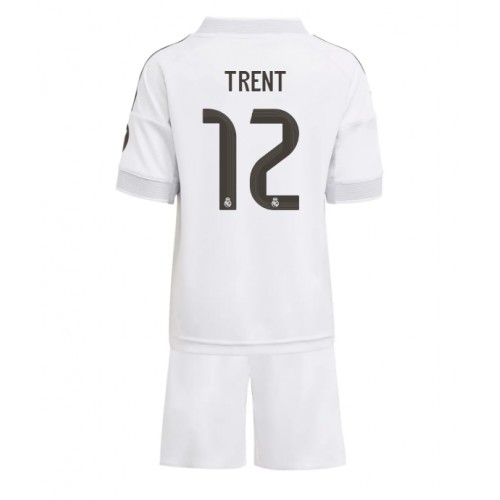 Real Madrid Alexander-Arnold #12 Domácí dres komplet pro Děti 2025-26 Krátkým Rukávem (+ Krátké kalhoty) Real Madrid Alexander-Arnold #12 Domácí dres komplet pro Děti 2025-26 Krátkým Rukávem (+ Krátké kalhoty)