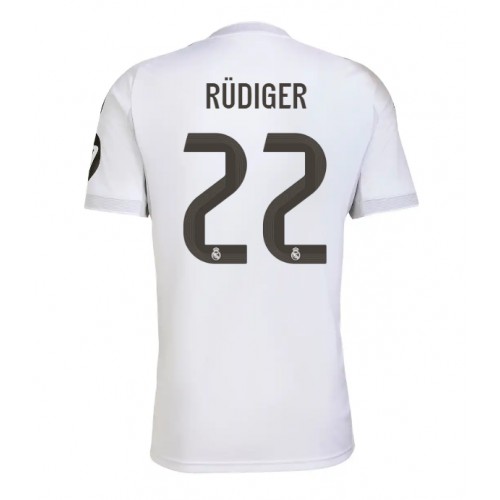 Real Madrid Antonio Rudiger #22 Domácí Dres 2025-26 Krátkým Rukávem Real Madrid Antonio Rudiger #22 Domácí Dres 2025-26 Krátkým Rukávem