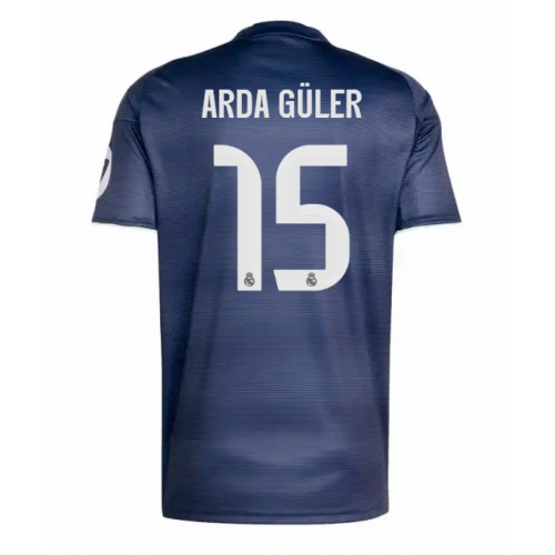 Real Madrid Arda Guler #15 Venkovní Dres 2025-26 Krátkým Rukávem Real Madrid Arda Guler #15 Venkovní Dres 2025-26 Krátkým Rukávem