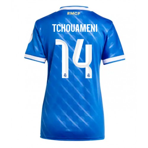 Real Madrid Aurelien Tchouameni #14 Alternativní Dres pro Dámy 2025-26 Krátkým Rukávem Real Madrid Aurelien Tchouameni #14 Alternativní Dres pro Dámy 2025-26 Krátkým Rukávem