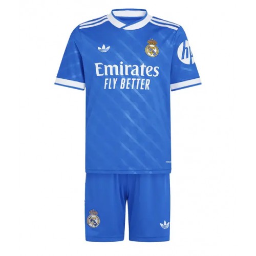 Real Madrid Brahim Diaz #21 Alternativní dres komplet pro Děti 2025-26 Krátkým Rukávem (+ Krátké kalhoty)