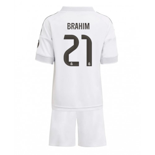 Real Madrid Brahim Diaz #21 Domácí dres komplet pro Děti 2025-26 Krátkým Rukávem (+ Krátké kalhoty) Real Madrid Brahim Diaz #21 Domácí dres komplet pro Děti 2025-26 Krátkým Rukávem (+ Krátké kalhoty)