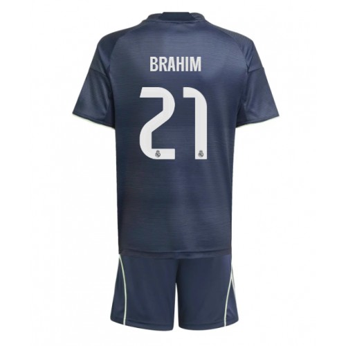 Real Madrid Brahim Diaz #21 Venkovní dres komplet pro Děti 2025-26 Krátkým Rukávem (+ Krátké kalhoty) Real Madrid Brahim Diaz #21 Venkovní dres komplet pro Děti 2025-26 Krátkým Rukávem (+ Krátké kalhoty)