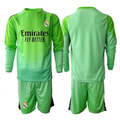 Real Madrid Brankář Venkovní dres komplet pro Děti 2025-26 Dlouhým Rukávem (+ Krátké kalhoty) Real Madrid Brankář Venkovní dres komplet pro Děti 2025-26 Dlouhým Rukávem (+ Krátké kalhoty)
