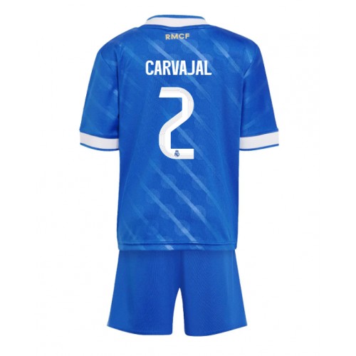 Real Madrid Daniel Carvajal #2 Alternativní dres komplet pro Děti 2025-26 Krátkým Rukávem (+ Krátké kalhoty)
