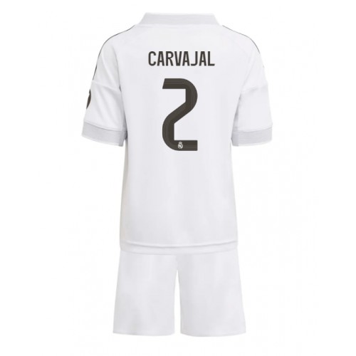 Real Madrid Daniel Carvajal #2 Domácí dres komplet pro Děti 2025-26 Krátkým Rukávem (+ Krátké kalhoty) Real Madrid Daniel Carvajal #2 Domácí dres komplet pro Děti 2025-26 Krátkým Rukávem (+ Krátké kalhoty)