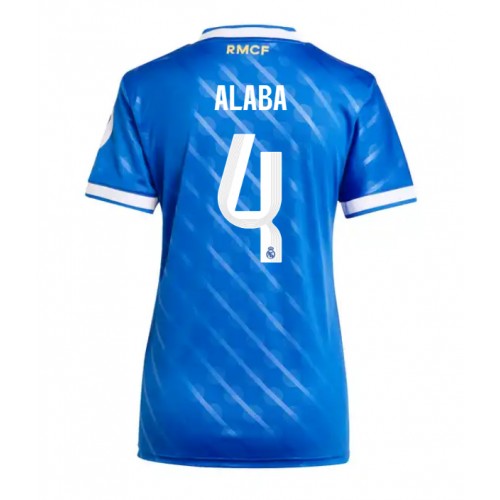 Real Madrid David Alaba #4 Alternativní Dres pro Dámy 2025-26 Krátkým Rukávem Real Madrid David Alaba #4 Alternativní Dres pro Dámy 2025-26 Krátkým Rukávem