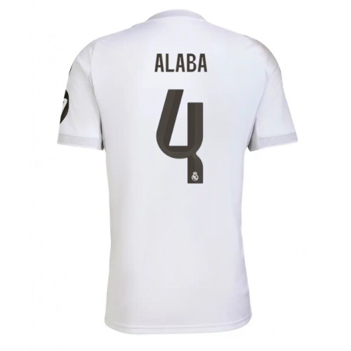 Real Madrid David Alaba #4 Domácí Dres 2025-26 Krátkým Rukávem Real Madrid David Alaba #4 Domácí Dres 2025-26 Krátkým Rukávem