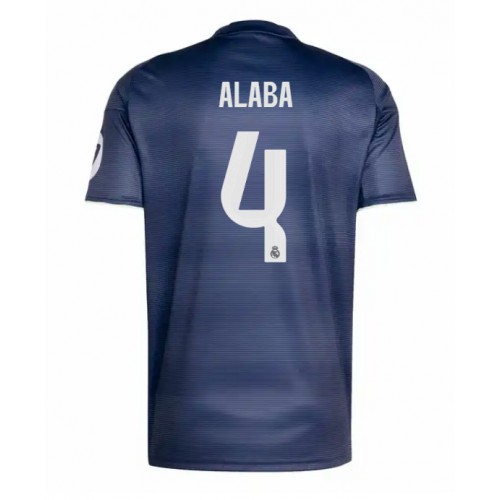 Real Madrid David Alaba #4 Venkovní Dres 2025-26 Krátkým Rukávem Real Madrid David Alaba #4 Venkovní Dres 2025-26 Krátkým Rukávem