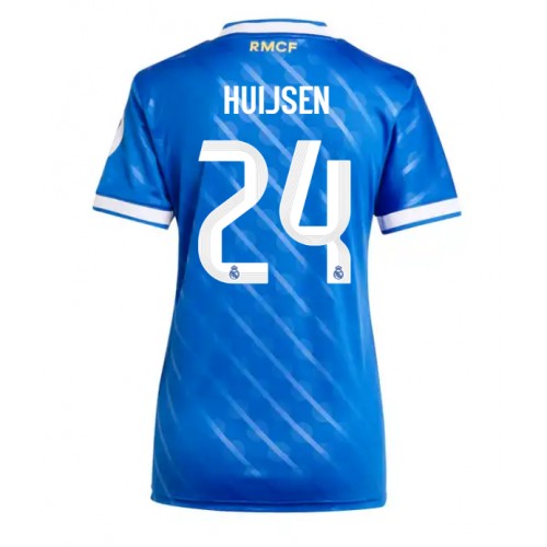 Real Madrid Dean Huijsen #24 Alternativní Dres pro Dámy 2025-26 Krátkým Rukávem Real Madrid Dean Huijsen #24 Alternativní Dres pro Dámy 2025-26 Krátkým Rukávem
