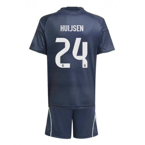 Real Madrid Dean Huijsen #24 Venkovní dres komplet pro Děti 2025-26 Krátkým Rukávem (+ Krátké kalhoty) Real Madrid Dean Huijsen #24 Venkovní dres komplet pro Děti 2025-26 Krátkým Rukávem (+ Krátké kalhoty)