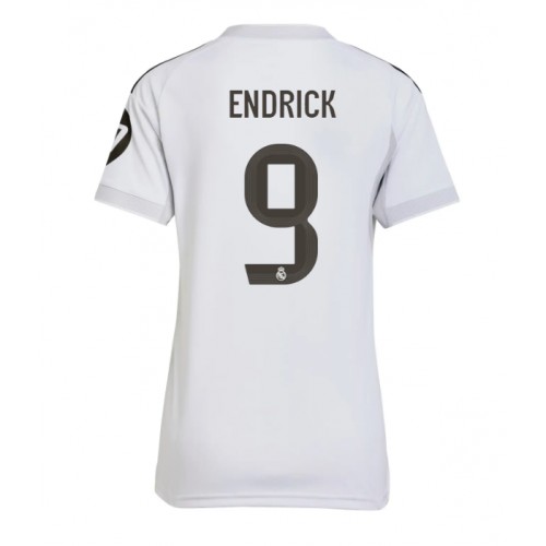 Real Madrid Endrick #9 Domácí Dres pro Dámy 2025-26 Krátkým Rukávem Real Madrid Endrick #9 Domácí Dres pro Dámy 2025-26 Krátkým Rukávem